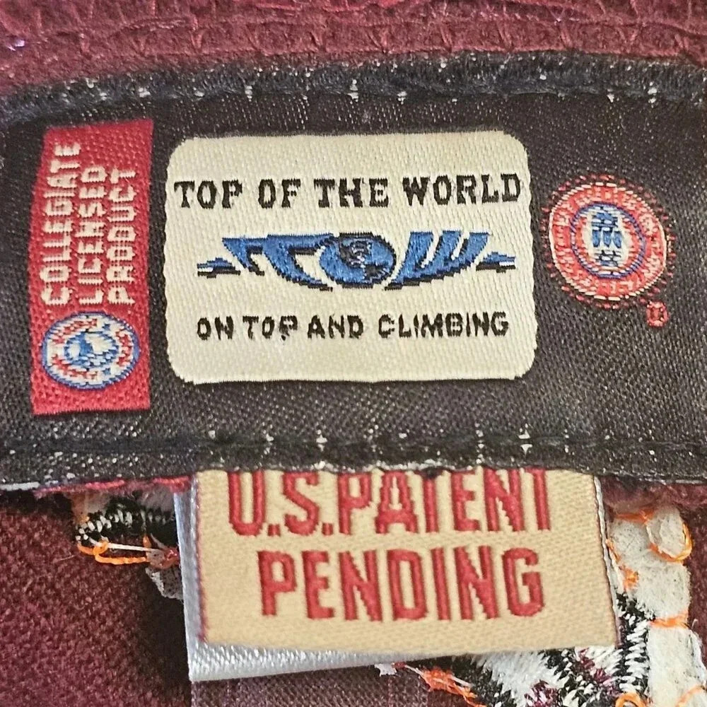 Vtg FSU Seminoles Top of the World Hat Fitted Diamond Pattern US Patent Pending - Picture 6 of 8